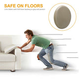 16Pcs 3.5 inch Round Carpet Furniture Sliders for Carpeted and Hard Floor Surface
