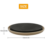 16Pcs 3.5 inch Round Carpet Furniture Sliders for Carpeted and Hard Floor Surface