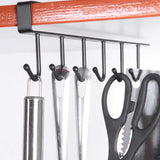 Cup Board Hanging Hook Cabinet Glass Mug Holder Rack Organizer Home Kitchen
