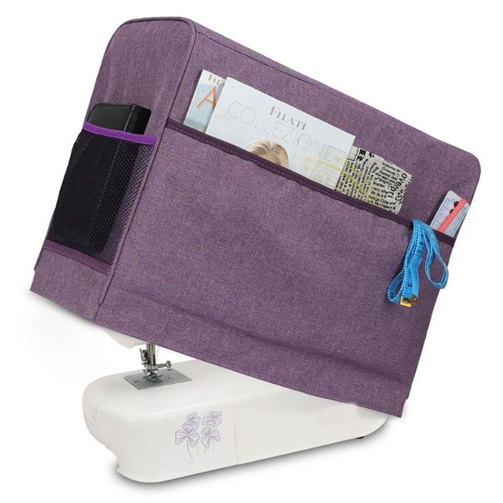 Waterproof Sewing Machine Dust Cover Sewing Equipment Cover Shell with Pockets Sewing Machine Storage Bag