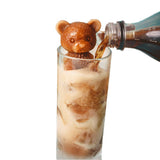 3D Teddy Bear Fondant Mold Silicone Animal Mold Soap Candle Mold Ice Cube for Coffee Milk Tea Candy Gummy Fondant Cake Baking Cupcake Topper Decoration