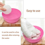 5PCS Compressed Towels Camping Travel Practical Easy To Carry Towels - Side View