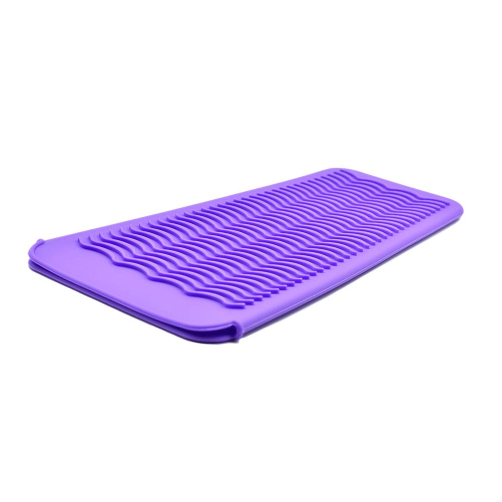 Silicone Heat Resistant Travel Mat Pouch for Curling Iron Hair Straightener Flat Iron and Hair Styling Tool