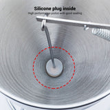 Stainless Steel Piston Funnel with Support Octopus Balls Tool for Sauce Cream Dosing Funnel