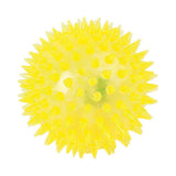 PVC Pet Dog Puppy LED Ball Light Up Flashing Play Toy Chasing Bounce Spiky Ball