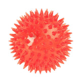 PVC Pet Dog Puppy LED Ball Light Up Flashing Play Toy Chasing Bounce Spiky Ball