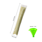 100pcs/Pack Plastic Sicles Freezer Bags Ice Cream Making Mould DIY Yogurt Summer Drinks with Funnel
