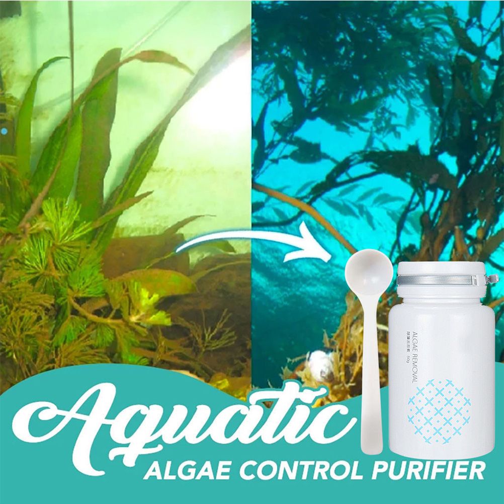 Fish Tank Cleaning Powder Algae Repellent Agent Tank Moss Remover Aquarium Fish Tank Pond Cleaner