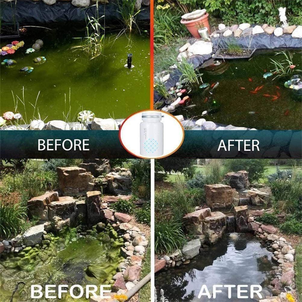 Fish Tank Cleaning Powder Algae Repellent Agent Tank Moss Remover Aquarium Fish Tank Pond Cleaner