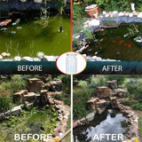 Fish Tank Cleaning Powder Algae Repellent Agent Tank Moss Remover Aquarium Fish Tank Pond Cleaner - Close-Up Angle