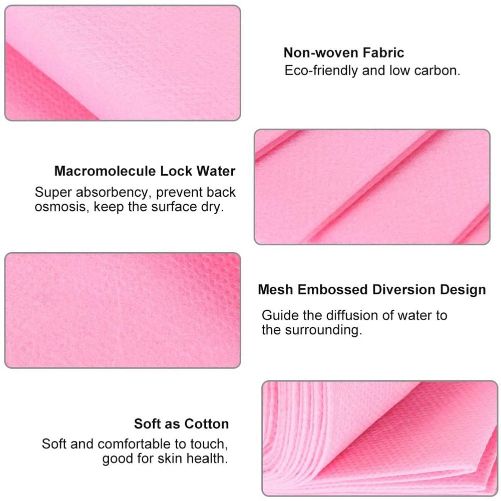 10Pcs Disposable Non Woven Bed Sheet Waterproof and Oil Proof Bed Cover for Beauty Salon SPA Tattoo Massage Table