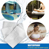 10Pcs Disposable Non Woven Bed Sheet Waterproof and Oil Proof Bed Cover for Beauty Salon SPA Tattoo Massage Table - Close-Up Angle