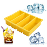 Rectangular Ice Mould Silicone Ice Cube Trays Kitchen Ice Cube Mold