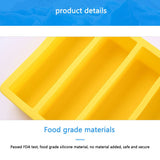 Rectangular Ice Mould Silicone Ice Cube Trays Kitchen Ice Cube Mold - 45-Degree Angle