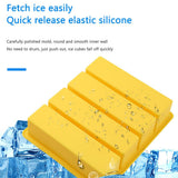 Rectangular Ice Mould Silicone Ice Cube Trays Kitchen Ice Cube Mold - Rear View