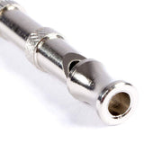 Portable Pet Dog Whistle Keychain Two Tone Ultrasonic Flute Stop Barking Sound Repeller Dog Training Whistle