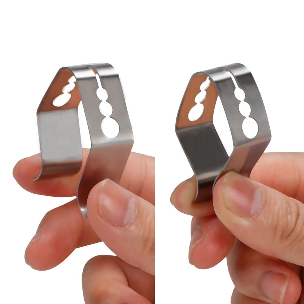 4Pcs Meat Thermometer Probe Clip 3 Holes Grill Clips Barbecue Thermometer Holders