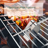 4Pcs Meat Thermometer Probe Clip 3 Holes Grill Clips Barbecue Thermometer Holders