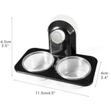 Reptile Food Bowl Insect Breeding Container Wall Hanging Water Dispenser for Spiders Lizards - Front View