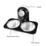 Reptile Food Bowl Insect Breeding Container Wall Hanging Water Dispenser for Spiders Lizards - Side View