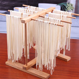 Collapsible Wooden Pasta Drying Rack Beechwood Noodle Spaghetti Holder