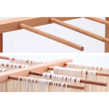 Collapsible Wooden Pasta Drying Rack Beechwood Noodle Spaghetti Holder
