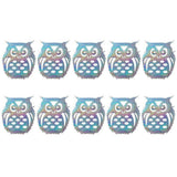 10pcs Anti Collision Alert Stickers Bird Repellent Film Bird Reflective Window Stickers Anti Bird Sticker for Courtyard Window