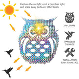 10pcs Anti Collision Alert Stickers Bird Repellent Film Bird Reflective Window Stickers Anti Bird Sticker for Courtyard Window
