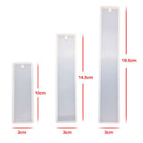 Silicone Crystal Epoxy Mold Book Marker DIY Jewelry Making Tool Handcraft Mold