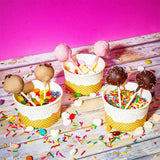 100pcs Cake Sticks Plastic Chocolate Stick Cake Decorating