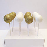 100pcs Cake Sticks Plastic Chocolate Stick Cake Decorating - Rear View