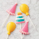 100pcs Cake Sticks Plastic Chocolate Stick Cake Decorating - Close-Up Angle