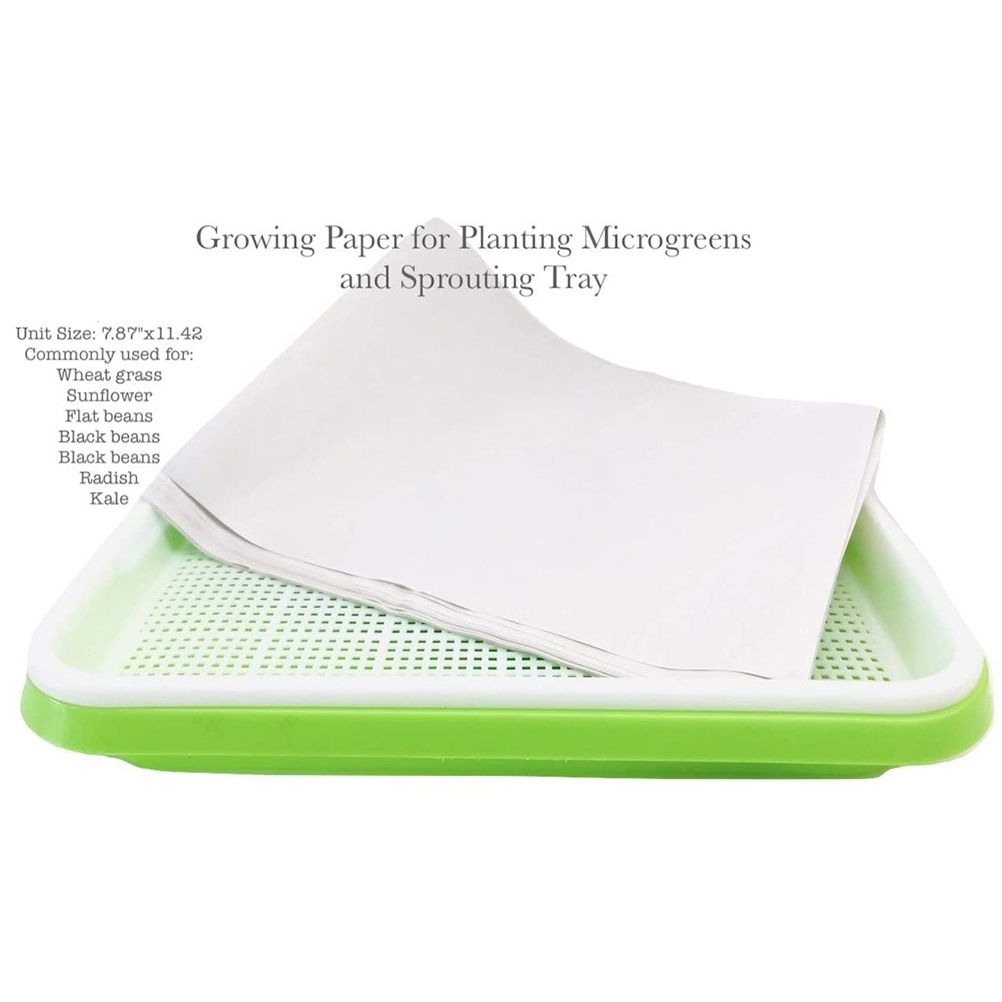 Double Layer Seedling Tray Hydroponic Nursery Tray Garden Seedling Pots