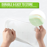 Double Layer Seedling Tray Hydroponic Nursery Tray Garden Seedling Pots