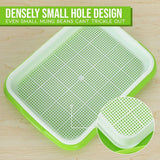 Double Layer Seedling Tray Hydroponic Nursery Tray Garden Seedling Pots