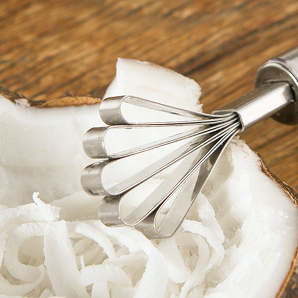 Portable Stainless Steel Coconut Meat Fish Scale Removal Tool Grater Slicing Tool Kitchen Gadgets