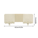 Sink Splash Guard Foldable Anti Splash Guard Board Water Flap Splash Kitchen Tool for Water Washing - Top-Down View
