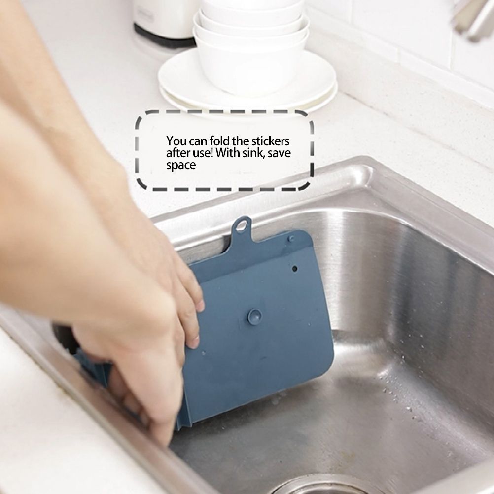 Sink Splash Guard Foldable Anti Splash Guard Board Water Flap Splash Kitchen Tool for Water Washing