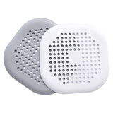 2Pcs Shower Drain Covers Bathtub Drain Hair Catcher Stoppers with Suction Cup for Bathroom Kitchen