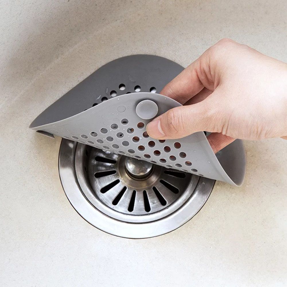 2Pcs Shower Drain Covers Bathtub Drain Hair Catcher Stoppers with Suction Cup for Bathroom Kitchen