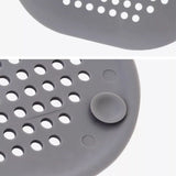2Pcs Shower Drain Covers Bathtub Drain Hair Catcher Stoppers with Suction Cup for Bathroom Kitchen