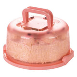 Portable Cupcake Carrier Food Preservation Boxwith Handle Transparent Cake Box