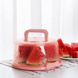 Portable Cupcake Carrier Food Preservation Boxwith Handle Transparent Cake Box - Close-Up Angle