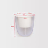 Corner Wall Mounted Flowerpot Self Watering Flower Pot Plastic Plant Pot