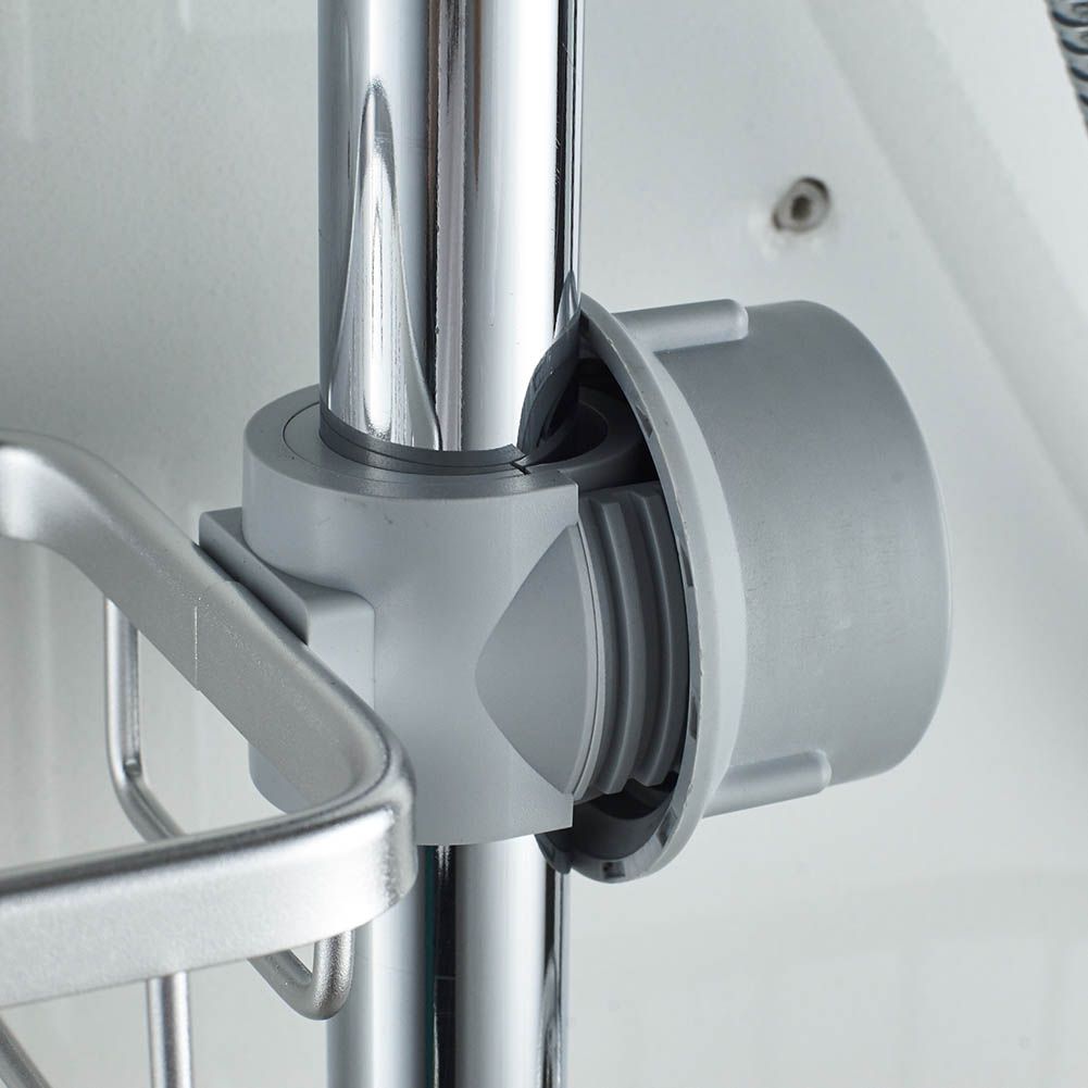 Kitchen Faucet Sponge Holder Stainless Steel Kitchen Sink Caddy Basket Organizer Bathroom Shower Faucet Storage Rack