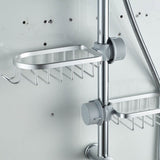Kitchen Faucet Sponge Holder Stainless Steel Kitchen Sink Caddy Basket Organizer Bathroom Shower Faucet Storage Rack