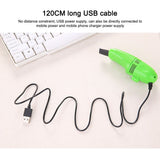 USB Mini Computer Keyboard Vacuum Cleaner PC Laptop Brush Dust Cleaning Kit