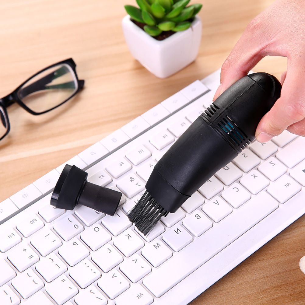 USB Mini Computer Keyboard Vacuum Cleaner PC Laptop Brush Dust Cleaning Kit