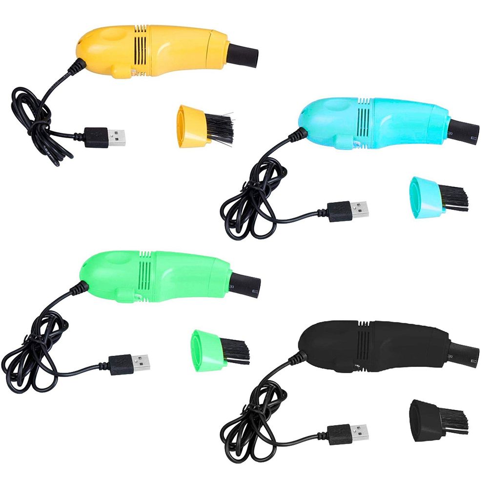 USB Mini Computer Keyboard Vacuum Cleaner PC Laptop Brush Dust Cleaning Kit
