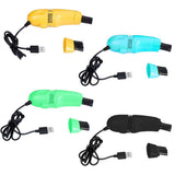 USB Mini Computer Keyboard Vacuum Cleaner PC Laptop Brush Dust Cleaning Kit - Extra Image